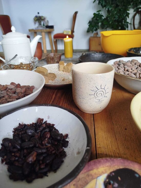 Sirds saruna klātienē + kopīga kakao pagatavošana